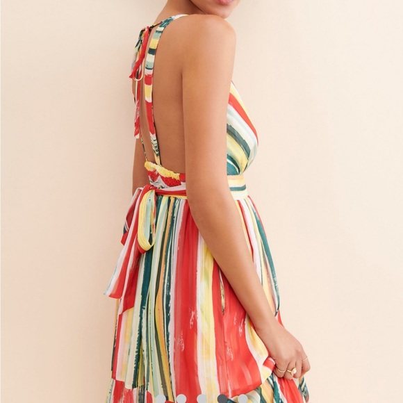 Stripe Printed Maxi Dress - Picture 3 of 8